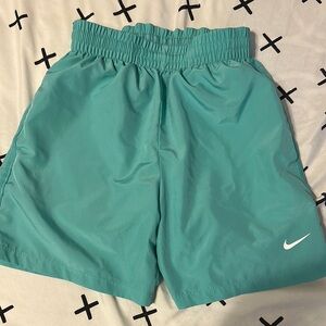 Nike Turquoise Sports Shorts